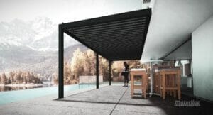 Luxe aluminium terrasoverkapping Brisa Solar