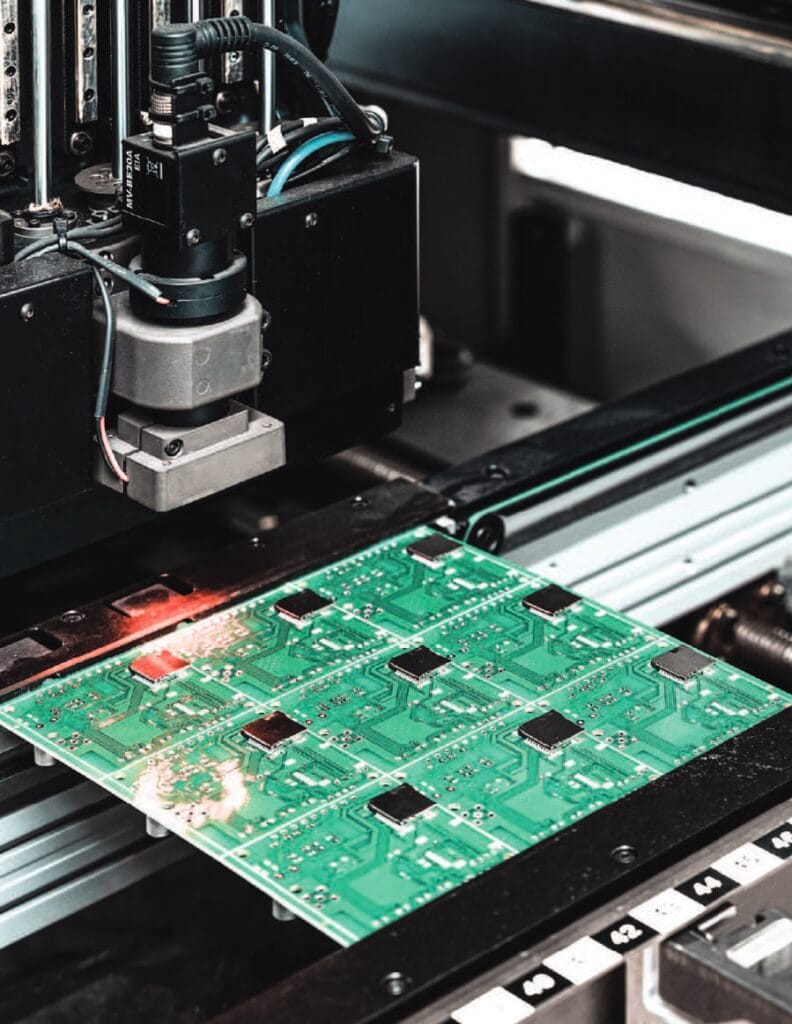 Productie van een aantal printplaten